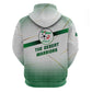 Algeria Soccer Hoodie with Desert Warriors Text and National Flag Design