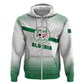 Algeria Soccer Hoodie with Desert Warriors Text and National Flag Design