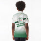 Algeria Soccer Kid Polo Shirt with Desert Warriors Text and National Flag Design