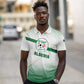 Algeria Soccer Polo Shirt with Desert Warriors Text and National Flag Design