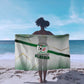 Algeria Soccer Sarong with Desert Warriors Text and National Flag Design