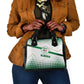 Algeria Soccer Shoulder Handbag with Desert Warriors Text and National Flag Design