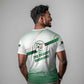 Algeria Soccer T shirt with Desert Warriors Text and National Flag Design