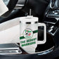 Algeria Soccer Tumbler With Handle with Desert Warriors Text and National Flag Design