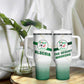 Algeria Soccer Tumbler With Handle with Desert Warriors Text and National Flag Design