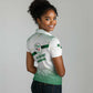 Algeria Soccer Women Polo Shirt with Desert Warriors Text and National Flag Design