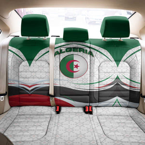 Algeria Back Car Seat Cover with National Flag and Coat of Arms Crest Design