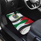 Algeria Car Mats with National Flag and Coat of Arms Crest Design