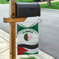 Algeria Garden Flag with National Flag and Coat of Arms Crest Design