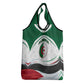 Algeria Grocery Bag with National Flag and Coat of Arms Crest Design