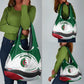 Algeria Grocery Bag with National Flag and Coat of Arms Crest Design
