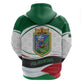 Algeria Hoodie with National Flag and Coat of Arms Crest Design