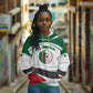 Algeria Hoodie with National Flag and Coat of Arms Crest Design
