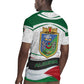 Algeria Rugby Jersey with National Flag and Coat of Arms Crest Design