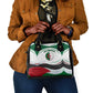 Algeria Shoulder Handbag with National Flag and Coat of Arms Crest Design