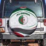 Algeria Spare Tire Cover with National Flag and Coat of Arms Crest Design