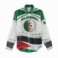 Algeria Women Casual Shirt with National Flag and Coat of Arms Crest Design