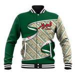 Algeria Baseball Jacket with Arabic Calligraphy and Traditional Pattern Design