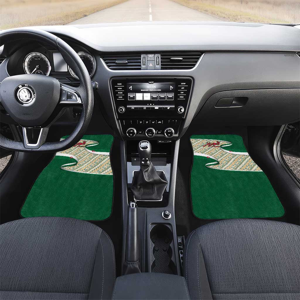 Algeria Car Mats with Arabic Calligraphy and Traditional Pattern Design