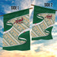 Algeria Garden Flag with Arabic Calligraphy and Traditional Pattern Design