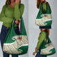 Algeria Grocery Bag with Arabic Calligraphy and Traditional Pattern Design