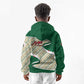 Algeria Kid Hoodie with Arabic Calligraphy and Traditional Pattern Design