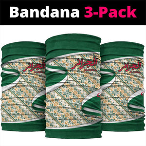 Algeria Neck Gaiter with Arabic Calligraphy and Traditional Pattern Design - African Pride
