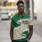 Algeria Polo Shirt with Arabic Calligraphy and Traditional Pattern Design