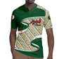 Algeria Rugby Jersey with Arabic Calligraphy and Traditional Pattern Design