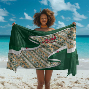 Algeria Sarong with Arabic Calligraphy and Traditional Pattern Design