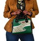 Algeria Shoulder Handbag with Arabic Calligraphy and Traditional Pattern Design