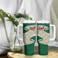 Algeria Tumbler With Handle with Arabic Calligraphy and Traditional Pattern Design