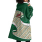 Algeria Wearable Blanket Hoodie with Arabic Calligraphy and Traditional Pattern Design