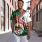 Algeria Baseball Jersey with National Emblem and Map Design