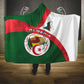 Algeria Hooded Blanket with National Emblem and Map Design