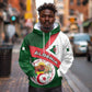 Algeria Hoodie with National Emblem and Map Design