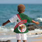 Algeria Kid Hawaiian Shirt with National Emblem and Map Design