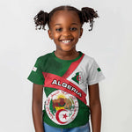 Algeria Kid T shirt with National Emblem and Map Design