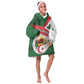 Algeria Kid Wearable Blanket Hoodie with National Emblem and Map Design