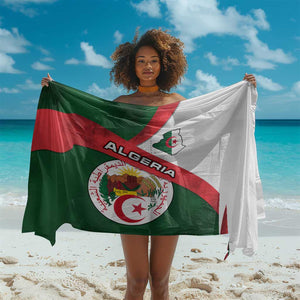 Algeria Sarong with National Emblem and Map Design