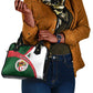 Algeria Shoulder Handbag with National Emblem and Map Design