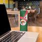 Algeria Skinny Tumbler with National Emblem and Map Design