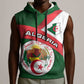 Algeria Sleeveless Hoodie with National Emblem and Map Design - African Pride