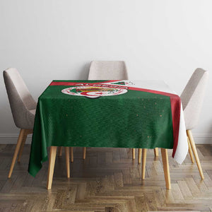 Algeria Tablecloth with National Emblem and Map Design