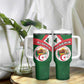 Algeria Tumbler With Handle with National Emblem and Map Design