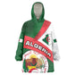 Algeria Wearable Blanket Hoodie with National Emblem and Map Design
