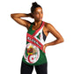 Algeria Women Racerback Tank with National Emblem and Map Design