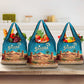 Sahara Algeria Grocery Bag with Desert Camel Landscape and Islamic Motif Design