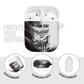 Personalized Tuskegee Airmen AirPods Case Black And White Grunge WWII Aviation Art