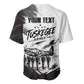 Personalized Tuskegee Airmen Baseball Jersey Black And White Grunge WWII Aviation Art